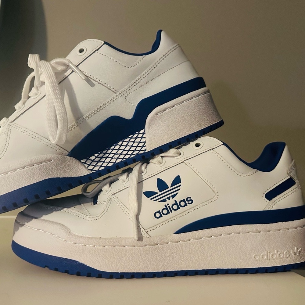 Adidas Royal/White Platform